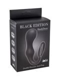 Эрекционное кольцо с анальной пробкой Double Pleasure Anal Plug Black 4217-01Lola